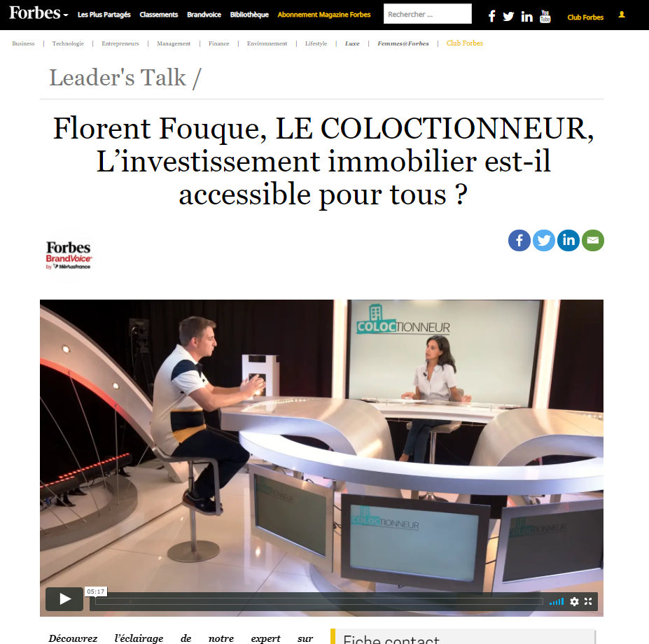 Interview Forbes